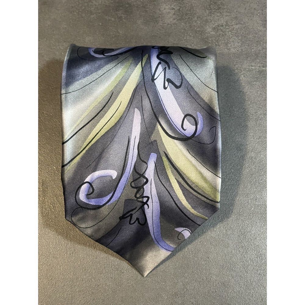 JERRY‎ GARCIA Banyan Trees] men's tie 100% Silk B-1039